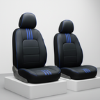 Capa de Auto Universal Elite en Cuero Legítimo con AirBag +REGALOS: Alfombra de Cuero y Funda para Volante