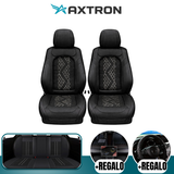 Funda para Auto Ímpeto Universal en Cuero Legítimo con Airbag Incorporado + REGALO: Alfombra y Funda para Volante