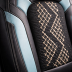 Funda para Auto Ímpeto Universal en Cuero Legítimo con Airbag Incorporado + REGALO: Alfombra y Funda para Volante